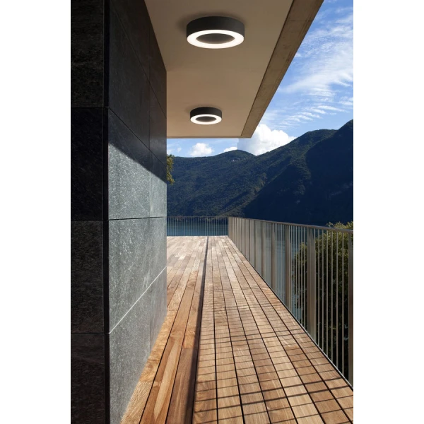 Фасадний світильник Nowodvorski MERIDA 12Вт 3000К графітовий 9514 - Фото 9