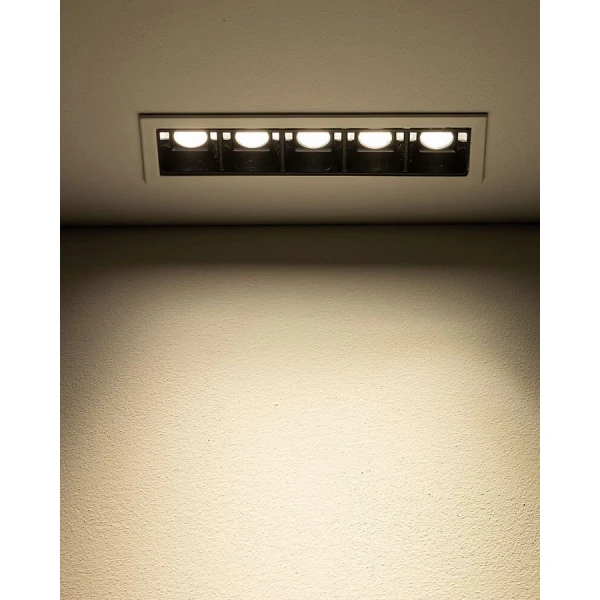 Світильник точковий врізний Nowodvorski MINI LED 10Вт 3000К чорний 10042 - Фото 2