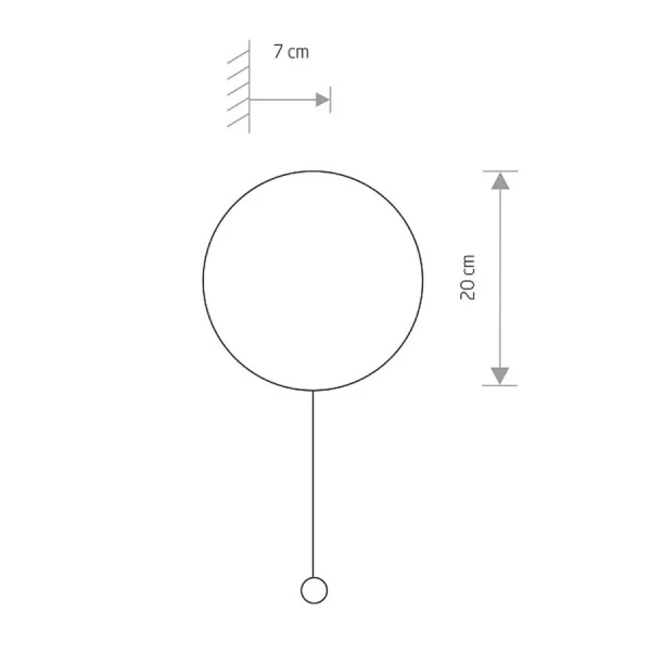 Настінний світильник (бра) Nowodvorski MINIMAL G9 бежевий 9377 - Фото 2