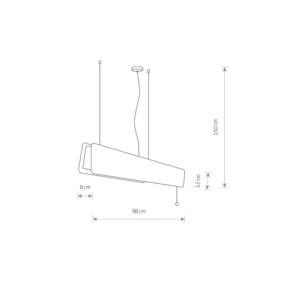 Лінійний світильник Nowodvorski OSLO G13 коричневий 7520 - Фото 7