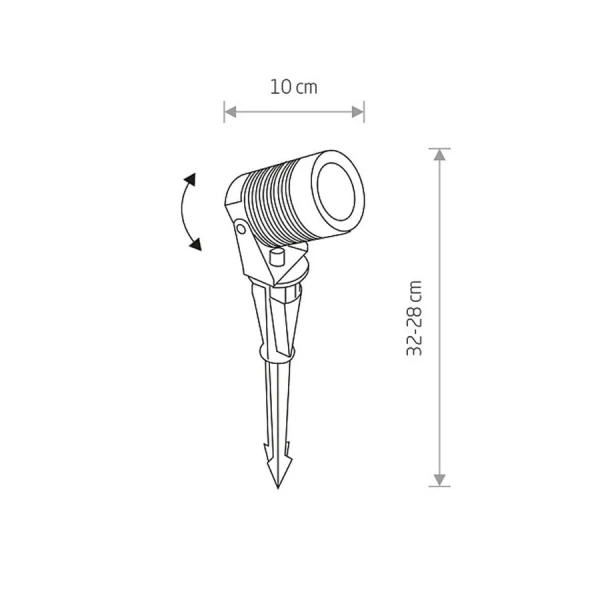 Світильник вуличний Nowodvorski SPIKE 5Вт 3000К чорний 9100 - Фото 6