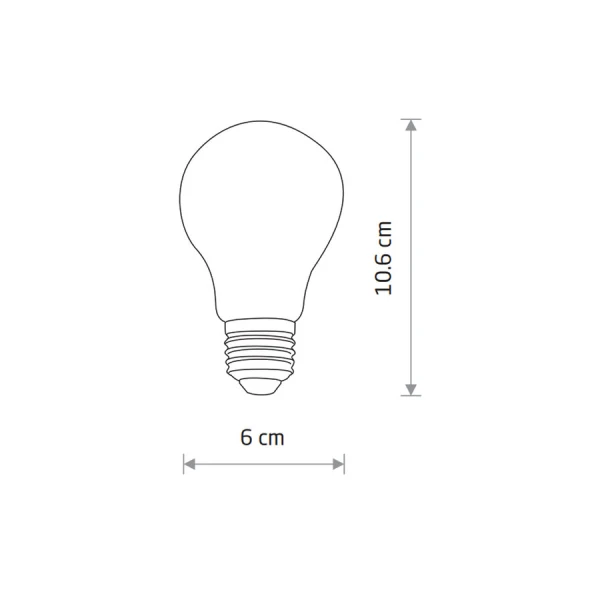 Філаментна cвітлодіодна лампа Nowodvorski BULB E27 3000К 10588 - Фото 2