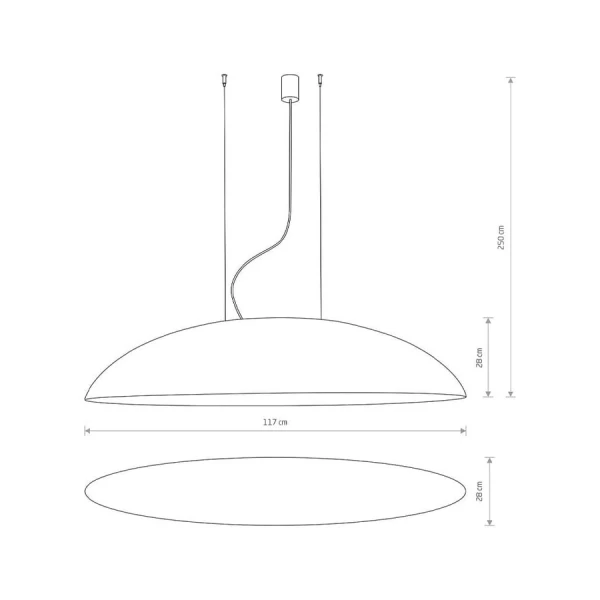 Підвісний світильник Nowodvorski CANOE E27 чорний 7926 - Фото 4