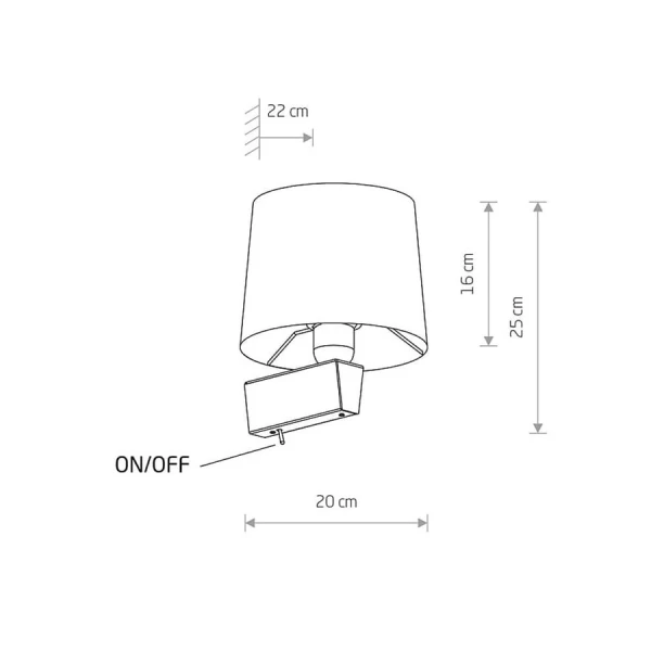 Настінний світильник (бра) Nowodvorski CHILLIN E27 білий 8201 - Фото 5