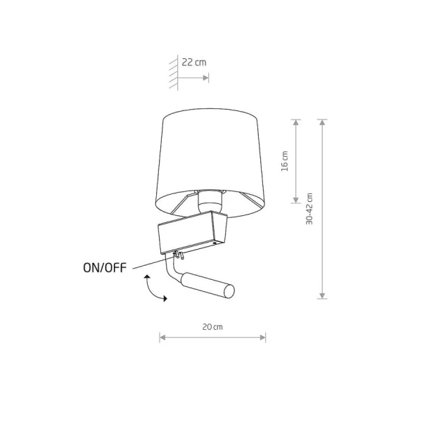 Настінний світильник (бра) Nowodvorski CHILLIN E27;G9 чорний 8213 - Фото 6
