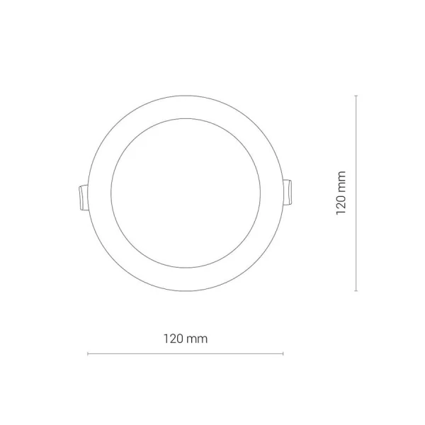 Світильник точковий врізний Nowodvorski CL KOS 8Вт 4000К білий 8781 - Фото 6