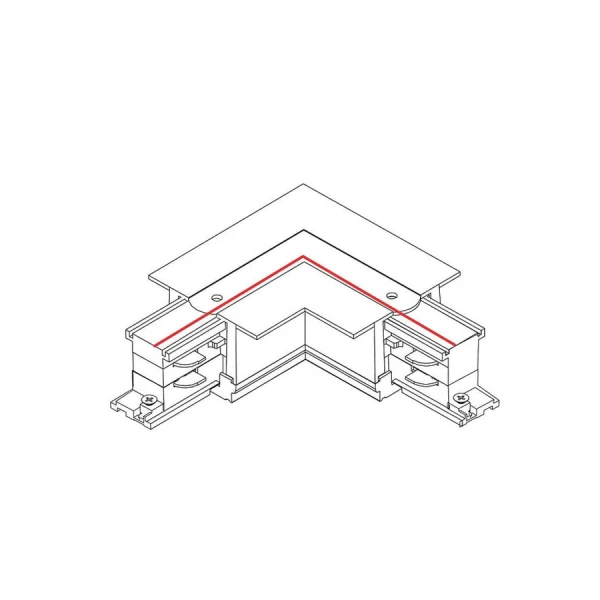 З'єднувач кутовий Nowodvorski CTLS RECESSED білий 8230 - Фото 3