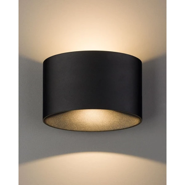 Фасадний світильник Nowodvorski ELLIPSES 5Вт 3000К чорний 8182 - Фото 3