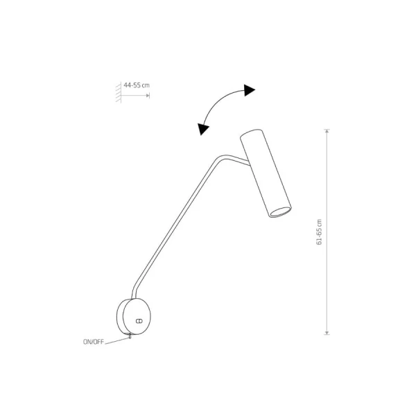 Бра спрямованого світла Nowodvorski EYE SUPER GU10 білий 6487 - Фото 2