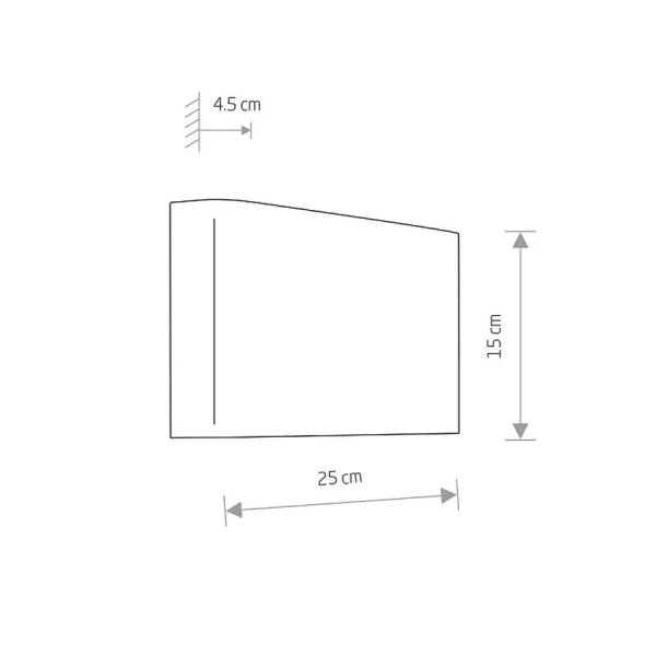Підсвітка стіни Nowodvorski HAGA G9 графітовий 9710 - Фото 2