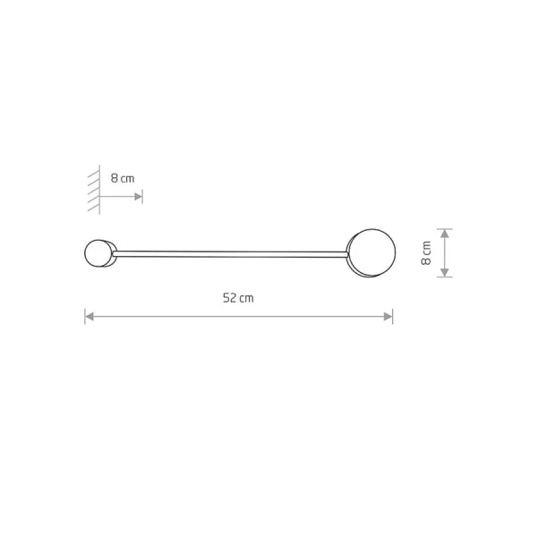 Підсвітка стіни Nowodvorski ORBIT GX53 чорний 7805 - Фото 2