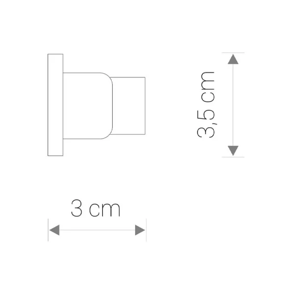 Заглушка Nowodvorski PROFILE track чорний 9458 - Фото 2