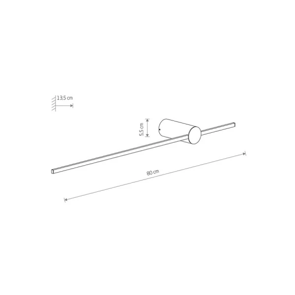 Лінійне бра Nowodvorski SABER LED 11Вт 4000К оливковий 11380 - Фото 2
