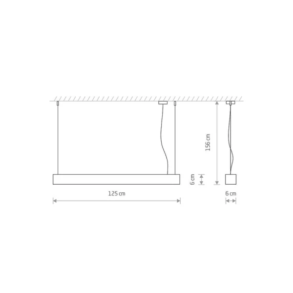 Лінійний світильник Nowodvorski SOFT LED G13 білий 7537 - Фото 5