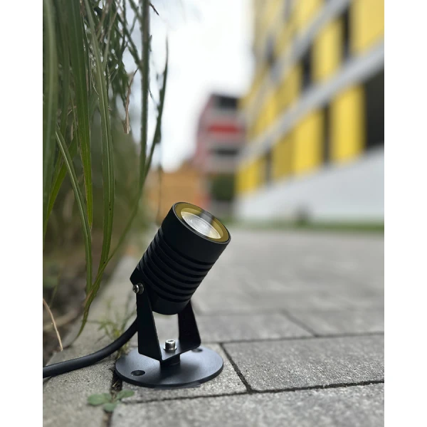 Фасадний світильник Nowodvorski SPIKE 3Вт 3000К чорний 9101 - Фото 2