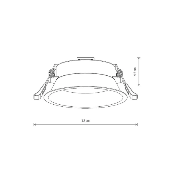 Світильник точковий врізний Nowodvorski UNO GX53 білий 10842 - Фото 5