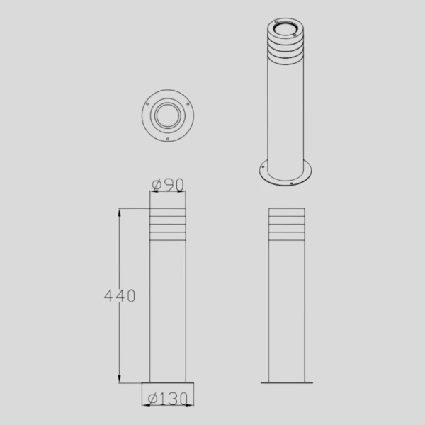 Світильник вуличний Goldlux Rino 324009  Goldlux - Фото 6