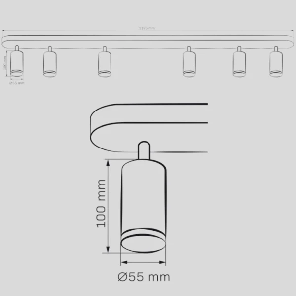 Світильник спот Goldlux Turyn 324740  Goldlux - Фото 3