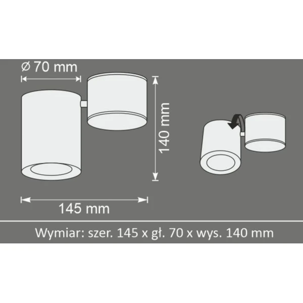 Точковий світильник Hobro 315403  Goldlux - Фото 3