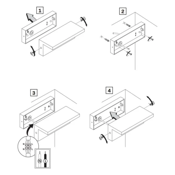 Фасадний світильник Goldlux Tesa 324054  Goldlux - Фото 4
