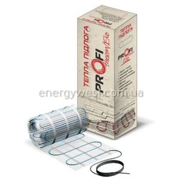 Тепла підлога (двожильний нагрівальний мат) комплект PROFI THERM Eko mat 