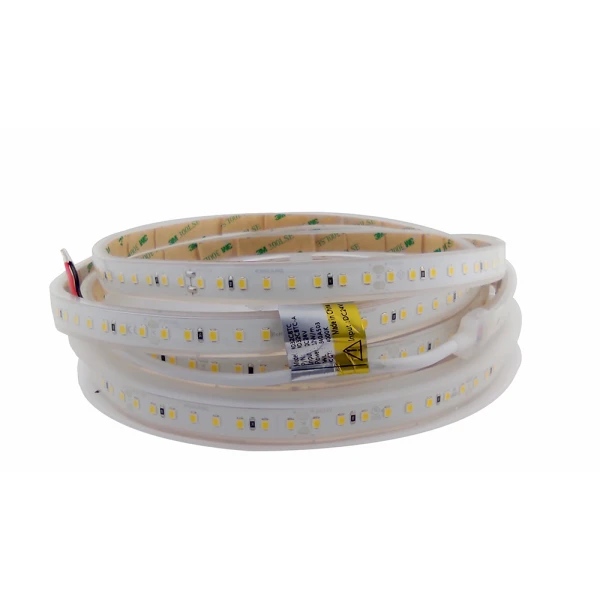 Світлодіодна стрічка 2835-128-IP67-NW-12-24 RD32C8TC-A 4000K CRI80 24V 12W/m 1709lm/m Rishang, 1м