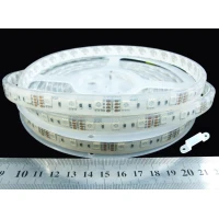 Світлодіодна стрічка 5050-60-IP67-RGB-12-12 RN3260AQ 24V 12,9W/m Rishang, (бухта 5 м) (Ціна за 1 м)