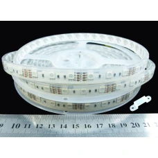 Світлодіодна стрічка 5050-60-IP67-RGB-12-12 RN3260AQ 24V 12,9W/m Rishang, 1м