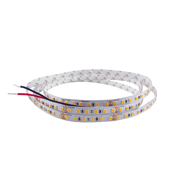Світлодіодна стрічка 2835-120-IP20-WW-8-24 RV08C0TC-A 3000K 24V 9,6W/m 1023lm/m (бобіна 50м) Rishang, 1м
