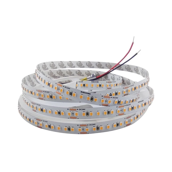 Світлодіодна стрічка 2835-168-IP20-WW-10-24 RV00G8TC-A 2700K 18726 Rishang - Фото 1