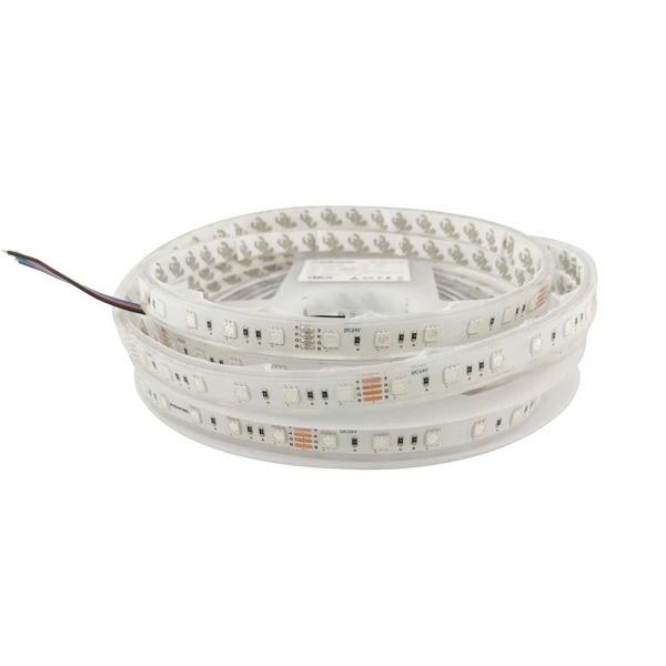 Світлодіодна стрічка 5050-60-IP67-RGB-12-24 RN3260AP RGB 14536 Rishang - Фото 1