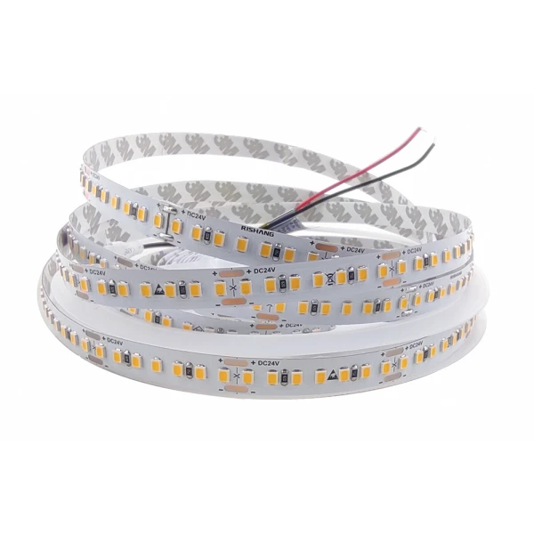 Світлодіодна стрічка 2835-168-IP20-WW-10-24 RV00G8TC-A 3000K 18727 Rishang - Фото 1