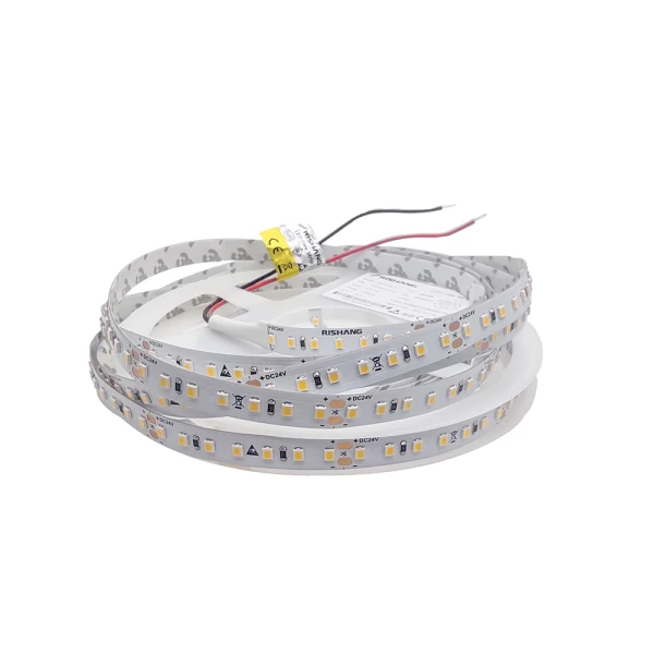 Світлодіодна стрічка 2835-126-IP20-NW-10-24 RV00C6TC-A e-pcb 4000K 24V 10W/m 1590lm/m Rishang, 1м