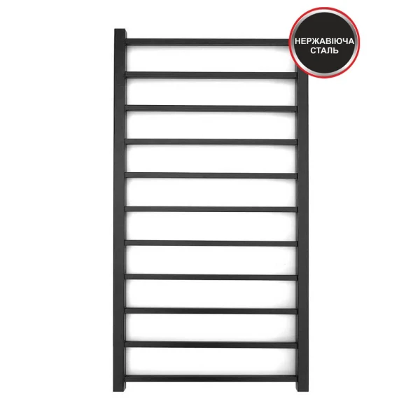 Рушникосушка з нержавіючої сталі Flat Genesis Aqua - Фото 1