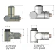 Комплект регулюючих кранів під ТЕН INTEGRA Vario Term