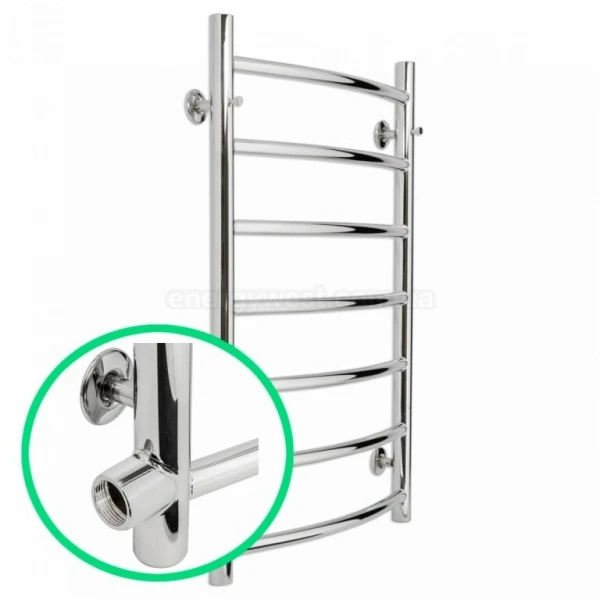 Водяна рушникосушка 500*700 мм Класік Laris (71207506) - Фото 3