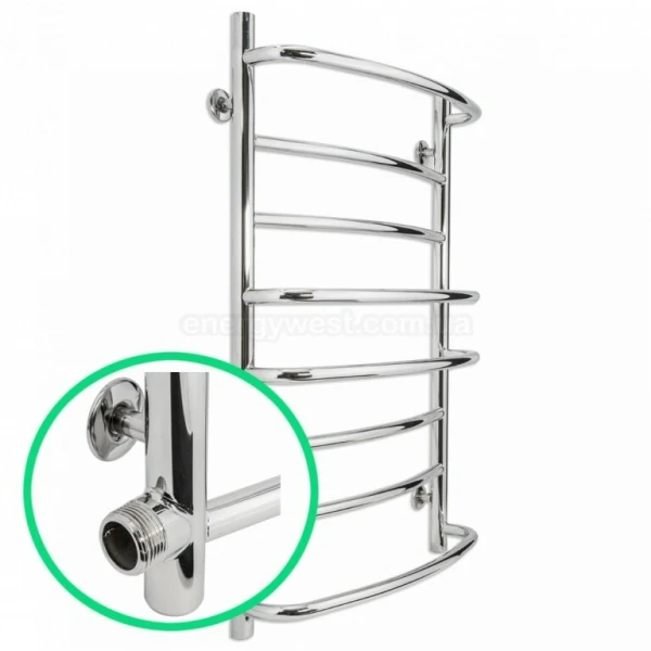 Водяна рушникосушка 450*600 мм Євромікс Laris (71207146) - Фото 3