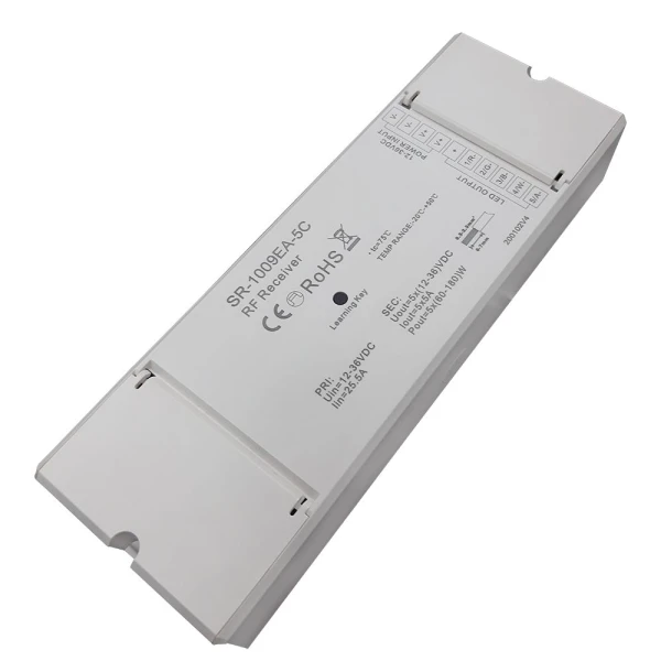 LED контролер-приймач SR-1009EA-5C (RGBW-CCT, 5CH) 10948 SUNRICHER