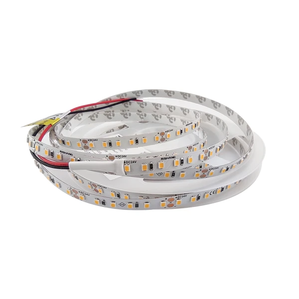 Світлодіодна стрічка 2835-120-IP33-WW-8-24 RN08C0TC-B e-pcb 3000K 15279 Rishang - Фото 2