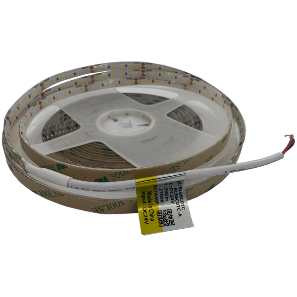 Світлодіодна стрічка 2835-120-IP54-WW-8-24 RL68C0TC-4 2700K CRI90 21405 Rishang