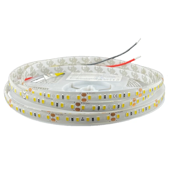 Світлодіодна стрічка 2835-120-IP65-WW-8-24 RV68C0TC-A 1800K 630Лм/м, 9.6Вт/м 21330 Rishang