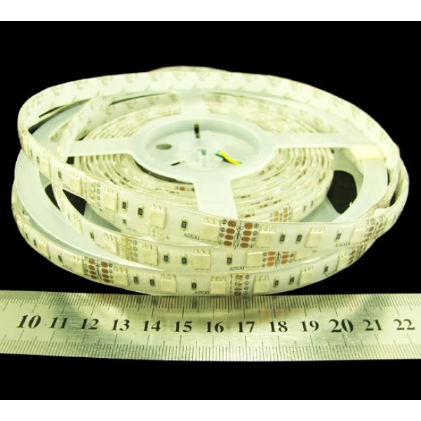 Світлодіодна стрічка 5050-60-IP65-RGB-10-12 RN6060AQ RGB 8147 Rishang - Фото 3