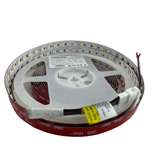Світлодіодна стрічка 5050-84-IP20-RGB/WW-12-24 RD0284AC-A 2700K 20664 Rishang