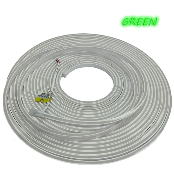 Світлодіодний неон 2835-120-IP66-G-6-24 RX16C0TD-A зелений 12458 Rishang