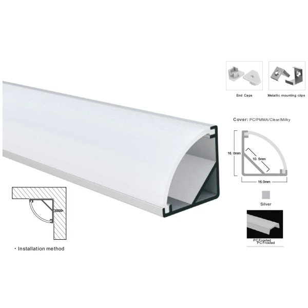 Профіль алюмінієвий LP-SL054 17811 BWLT (Ціна за 1 м.п.) - Фото 1