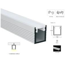Профіль алюмінієвий LP-SL063 BWLT 7,8*9 (мм) 17362 (Ціна за 1 м.п.)