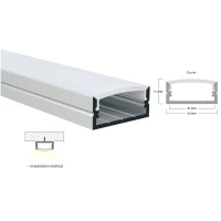 Профіль алюмінієвий LP-SL095 BWLT 23*11,2 (мм) 15418 (Ціна за 1 м.п.)