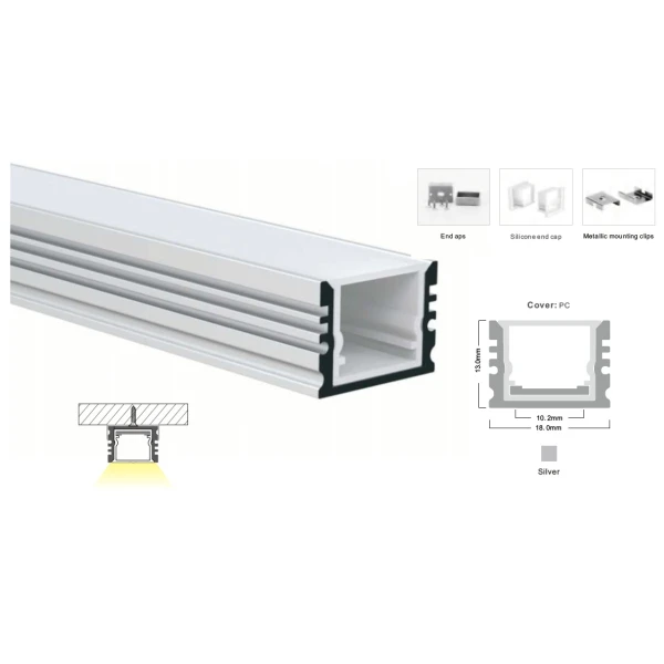 Профіль алюмінієвий LP-SL148 18740 BWLT (Ціна за 1 м.п.) - Фото 1