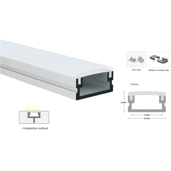 Профіль алюмінієвий  LP-SL191 15447 BWLT (Ціна за 1 м.п.) - Фото 1