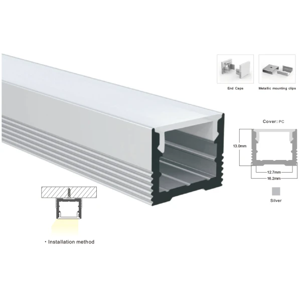 Профіль алюмінієвий LP-SL347 17821 BWLT (Ціна за 1 м.п.) - Фото 1